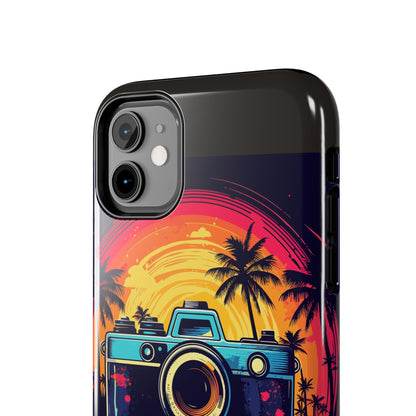 Retro Camera Sunset Tough Phone Case