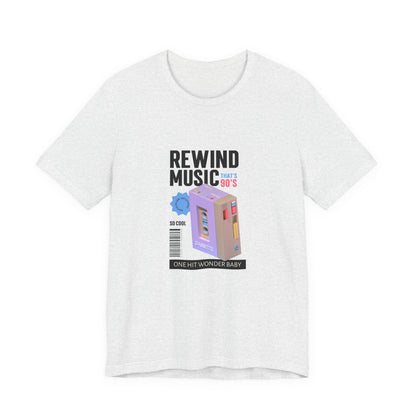 Rewind Music Cassette Tee