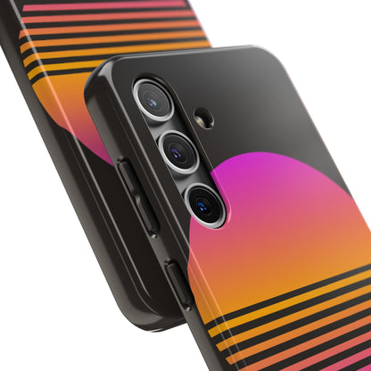Sunset Grid Tough Phone Case