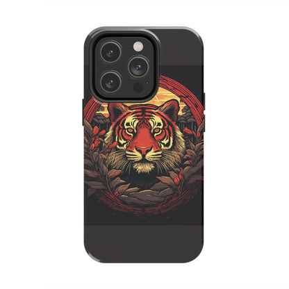 Tiger Wreath Tough Phone Case