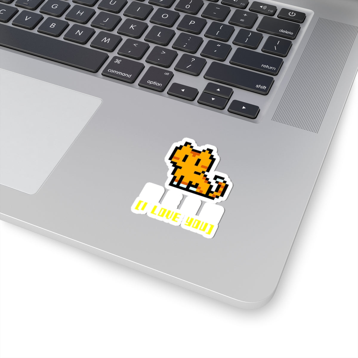 MEOW (I Love You) Kiss-Cut Sticker