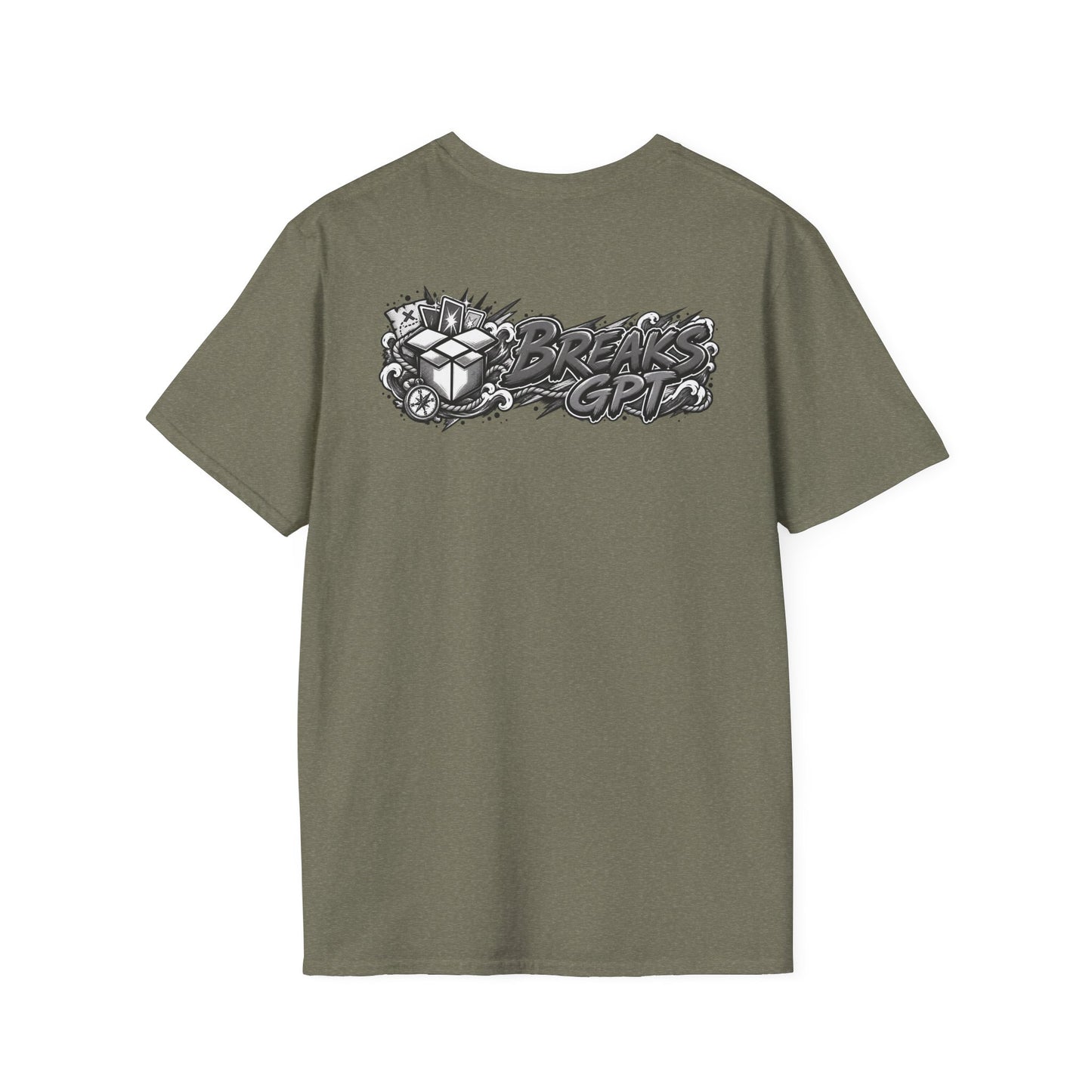 BreaksGPT Manga Card Breaker T-Shirt | Pirate Trading Card Graphic Tee