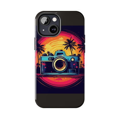 Retro Camera Sunset Tough Phone Case