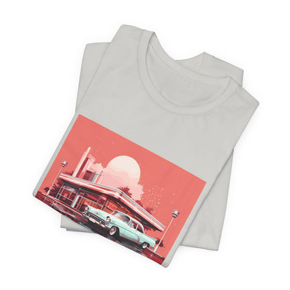 Chrome & Neon Diner Tee