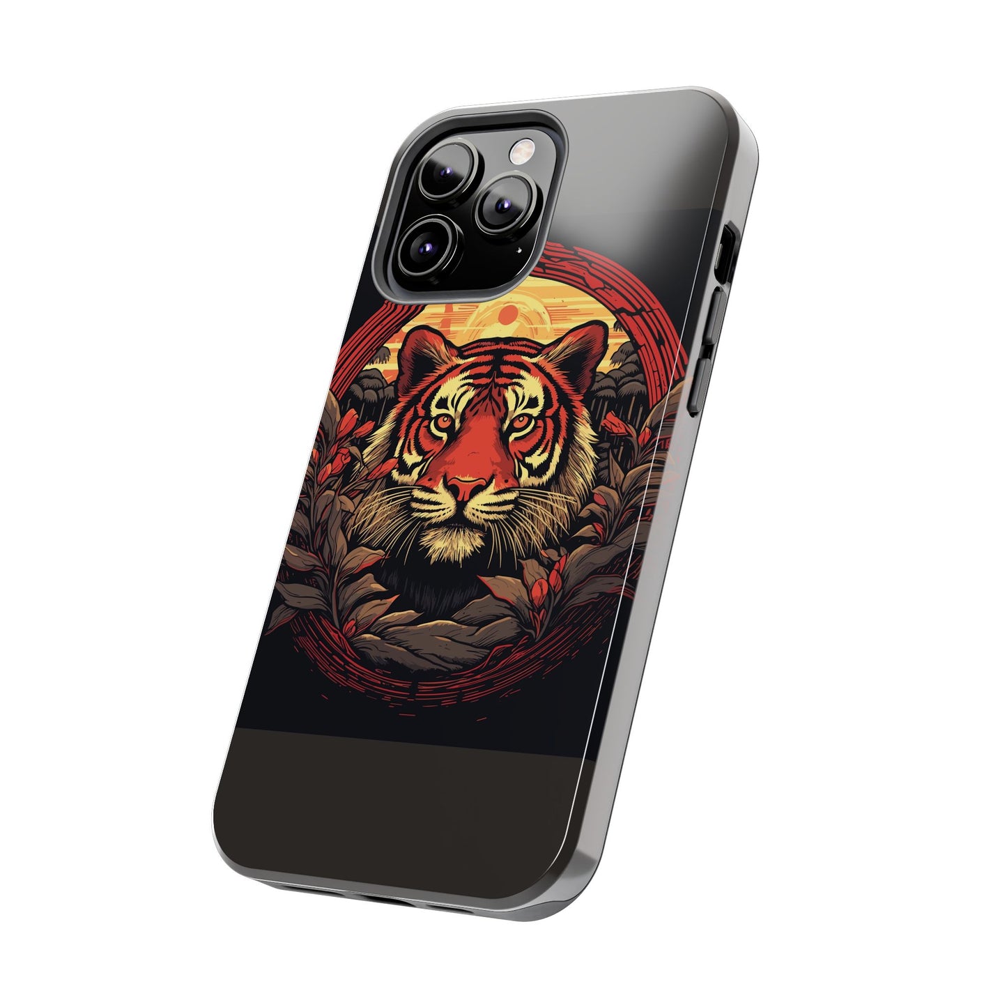 Tiger Wreath Tough Phone Case