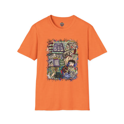 BreaksGPT Manga Card Breaker T-Shirt | Pirate Trading Card Graphic Tee Color Version