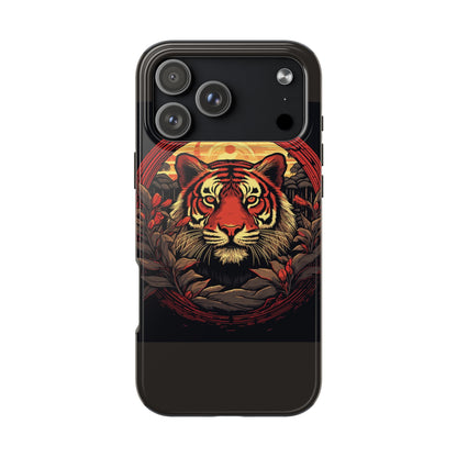 Tiger Wreath Tough Phone Case