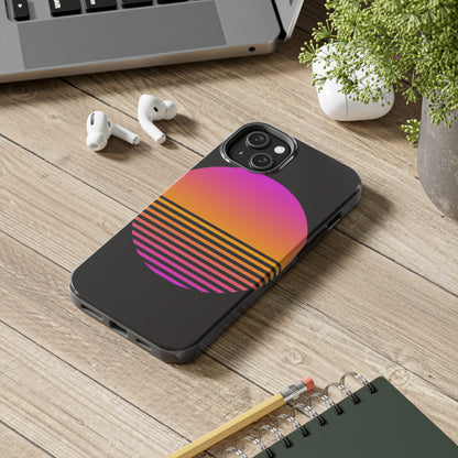 Sunset Grid Tough Phone Case