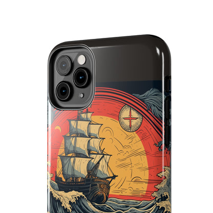 Tall Ship Storm Tough Phone Case