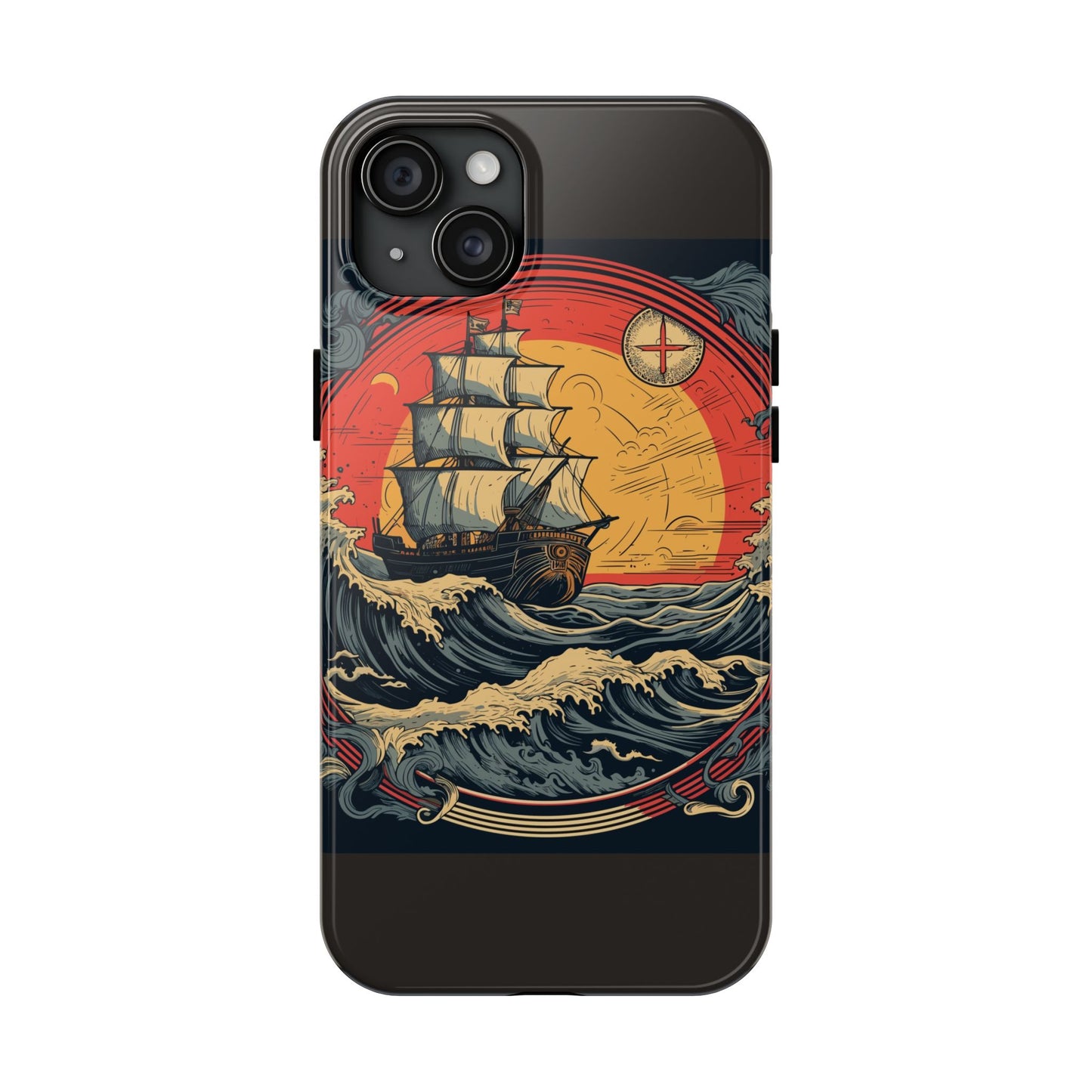 Tall Ship Storm Tough Phone Case