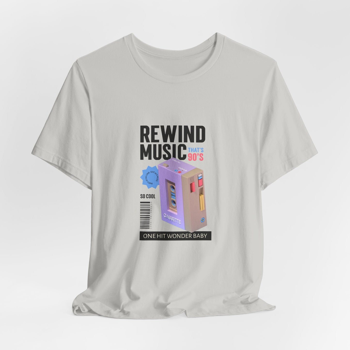 Rewind Music Cassette Tee
