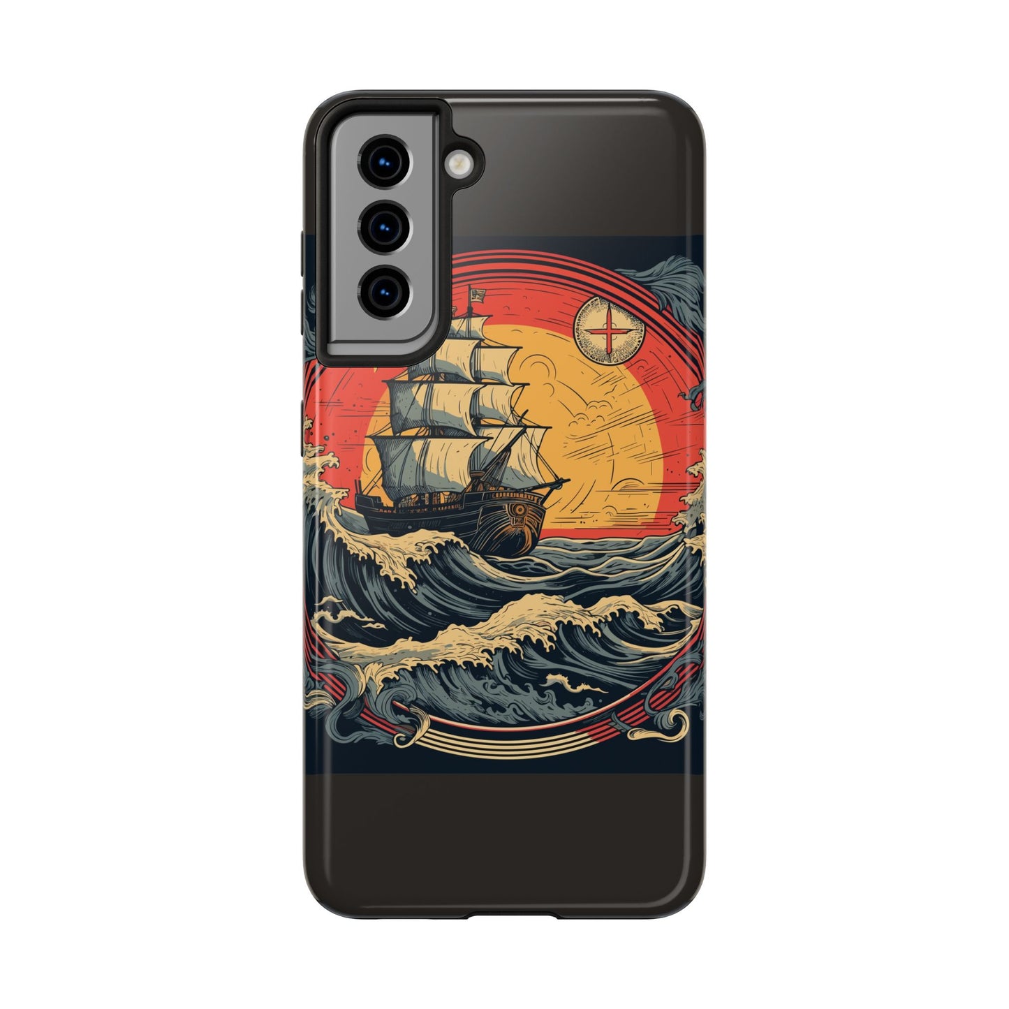 Tall Ship Storm Tough Phone Case