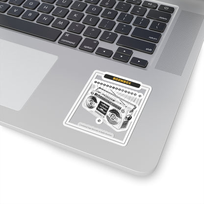 Boombox Blueprint Sticker