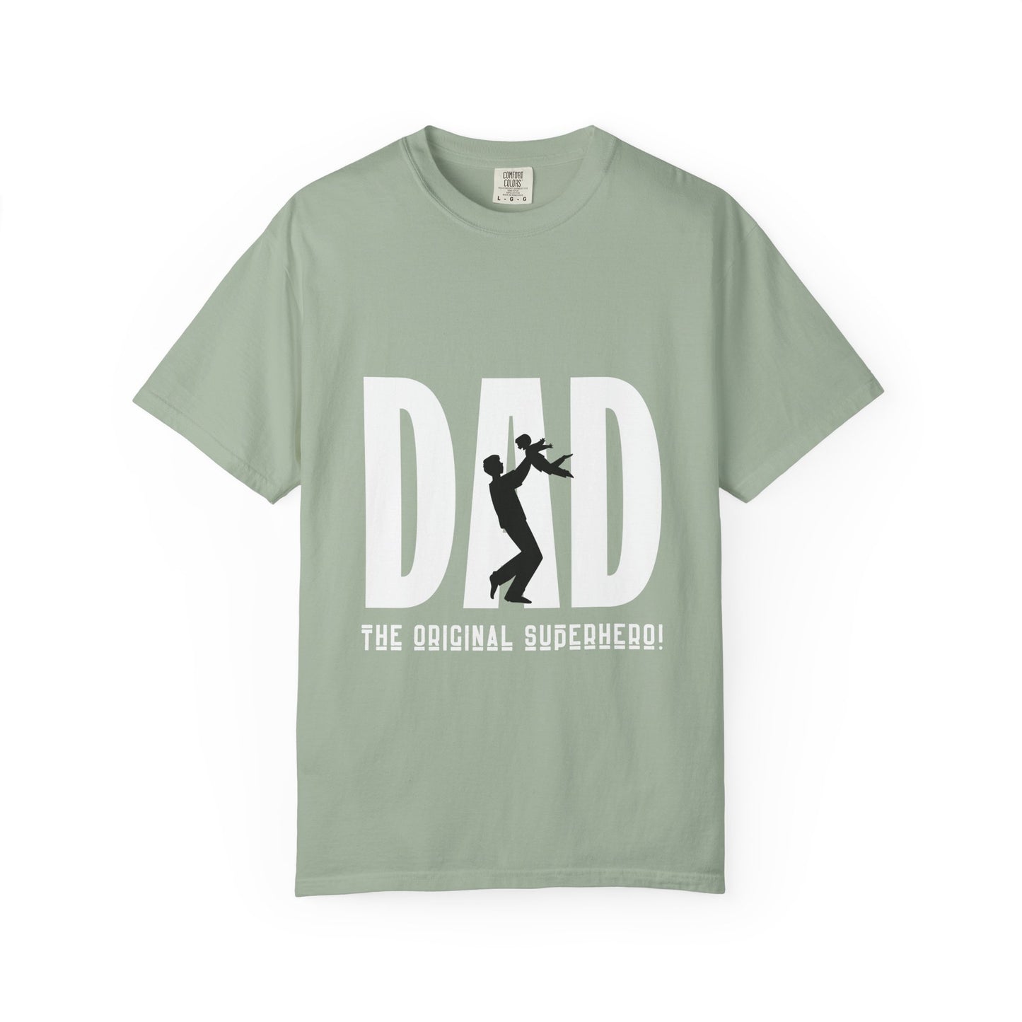 DAD The Original Superhero Shirt | Heavyweight Vintage Style Dad Tee | Perfect Father’s Day Gift