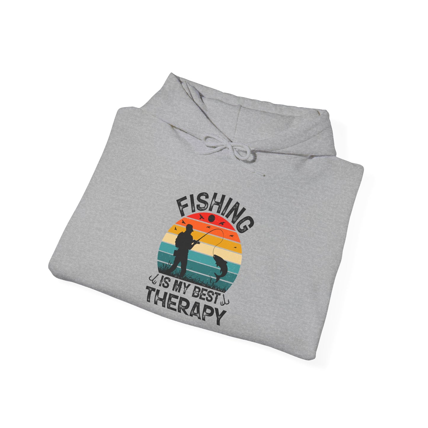 Fishing Is My Best Therapy Hoodie