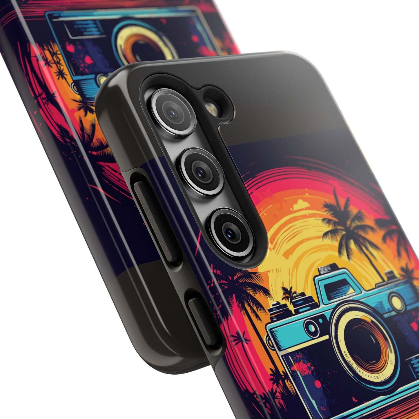 Retro Camera Sunset Tough Phone Case