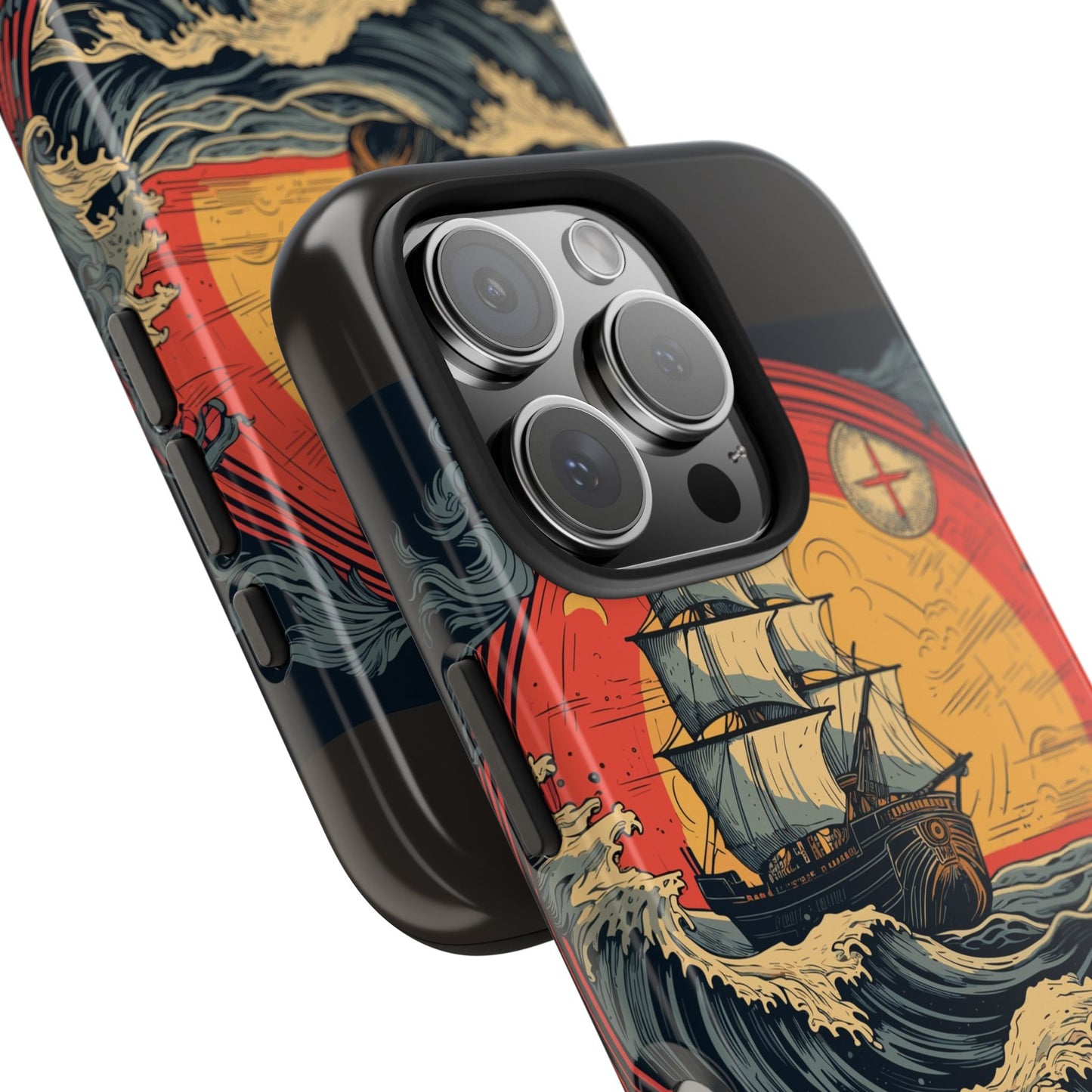 Tall Ship Storm Tough Phone Case