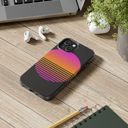 Sunset Grid Tough Phone Case