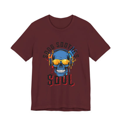 Song Soothes the Soul Skull Headphones Tee
