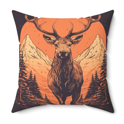 Forest King Throw Pillow