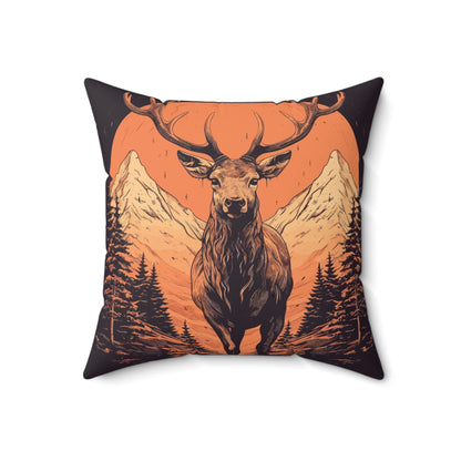 Forest King Throw Pillow