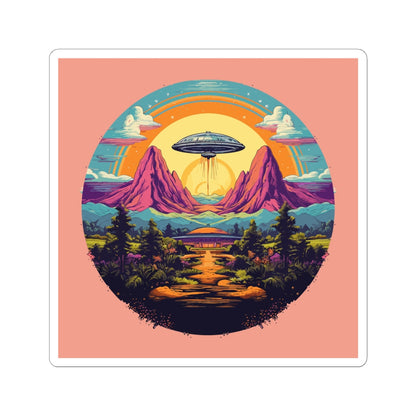 Rainbow Saucer Sticker