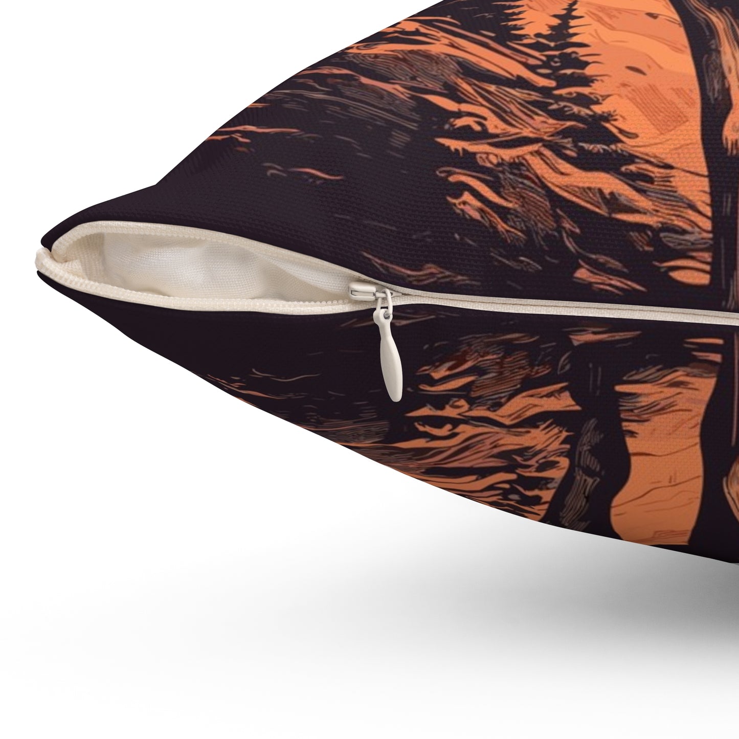 Forest King Throw Pillow