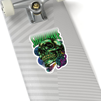 Skullwave Kiss-Cut Sticker