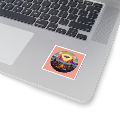 Rainbow Saucer Sticker