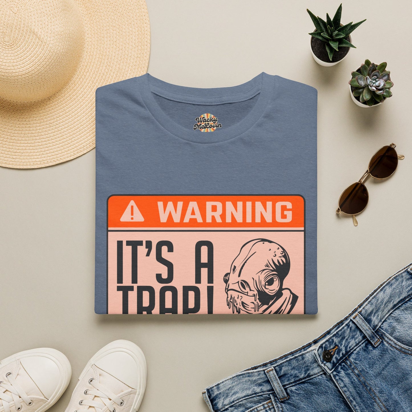 Warning: It’s A Trap! Retro Sci-Fi Tee