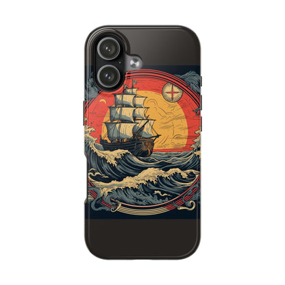 Tall Ship Storm Tough Phone Case