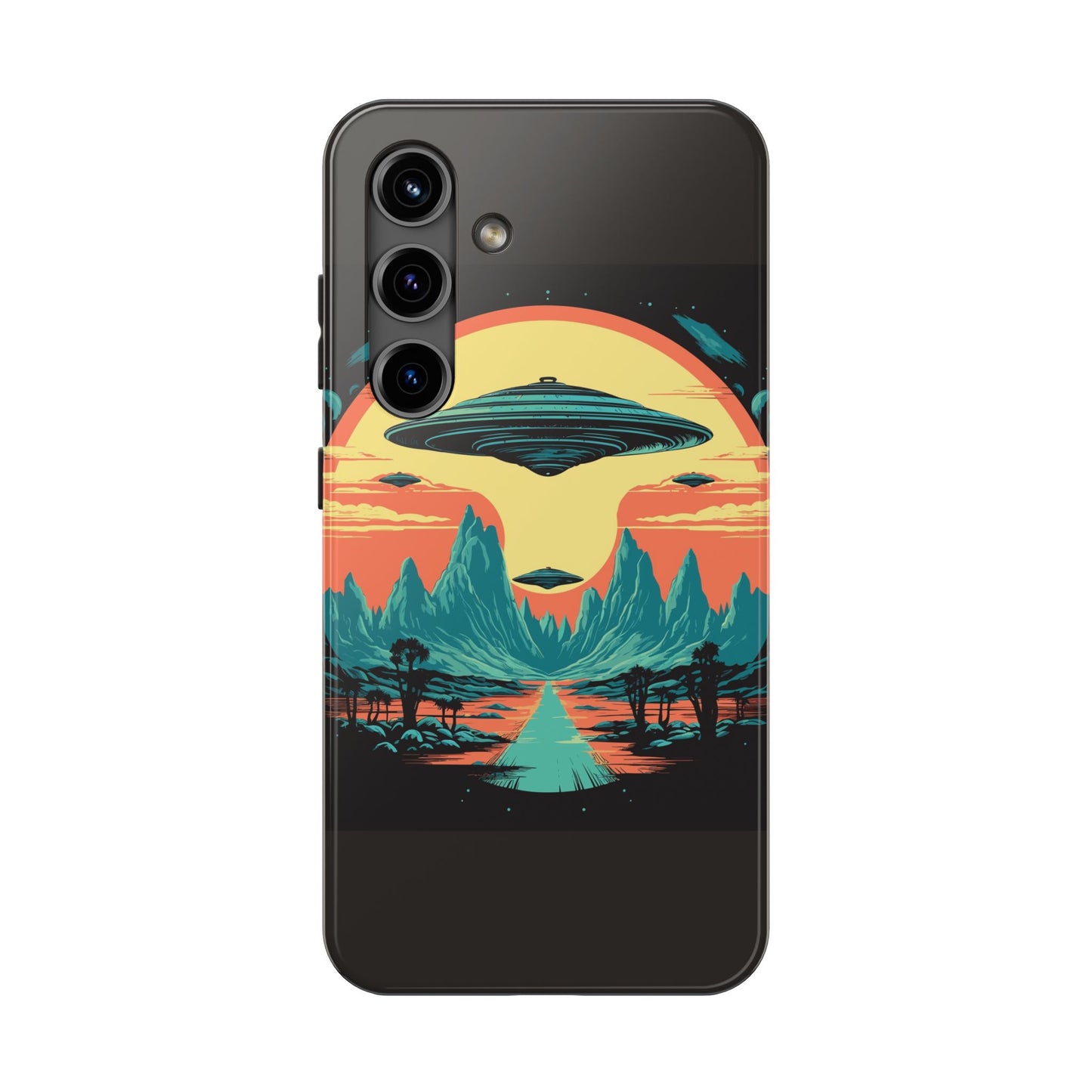 UFO Fleet Tough Phone Case