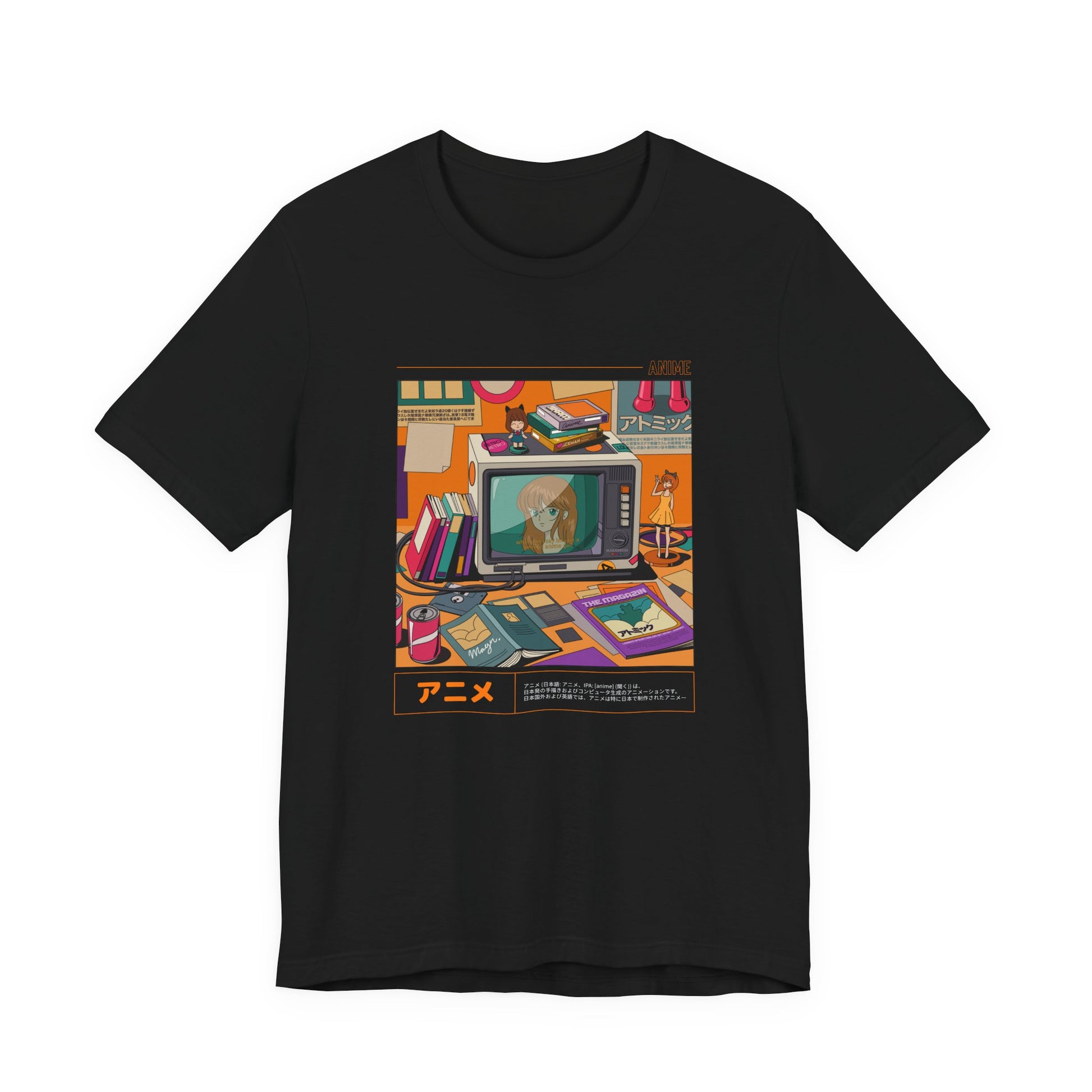 Anime Den retro anime room soft Bella Canvas unisex tee