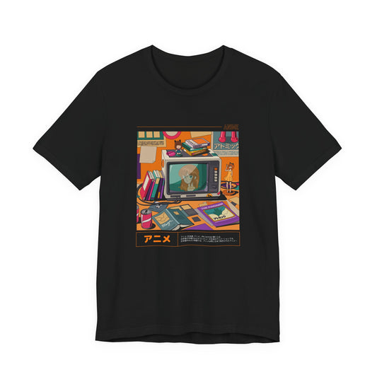 Anime Den retro anime room soft Bella Canvas unisex tee