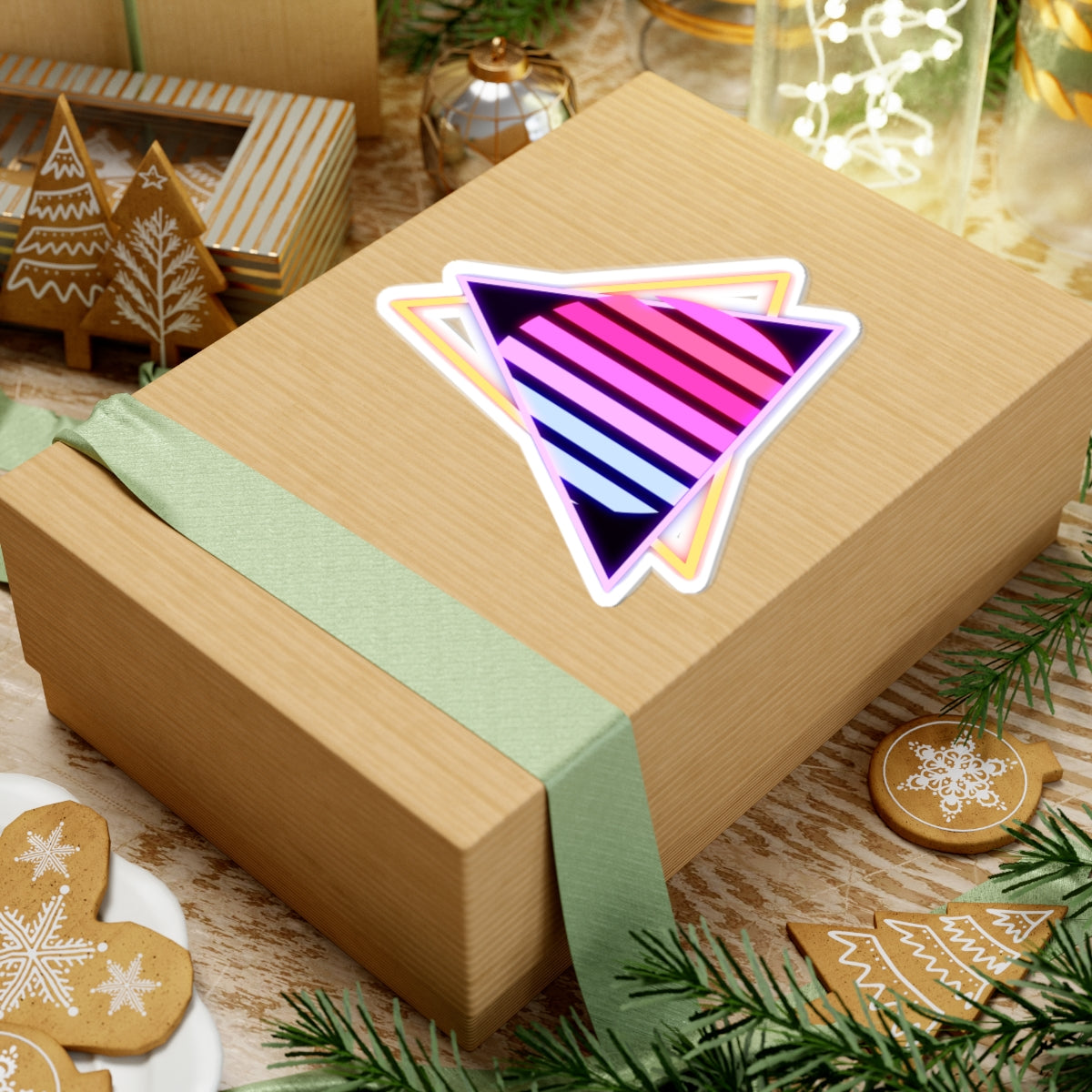 Neon Prism Sticker