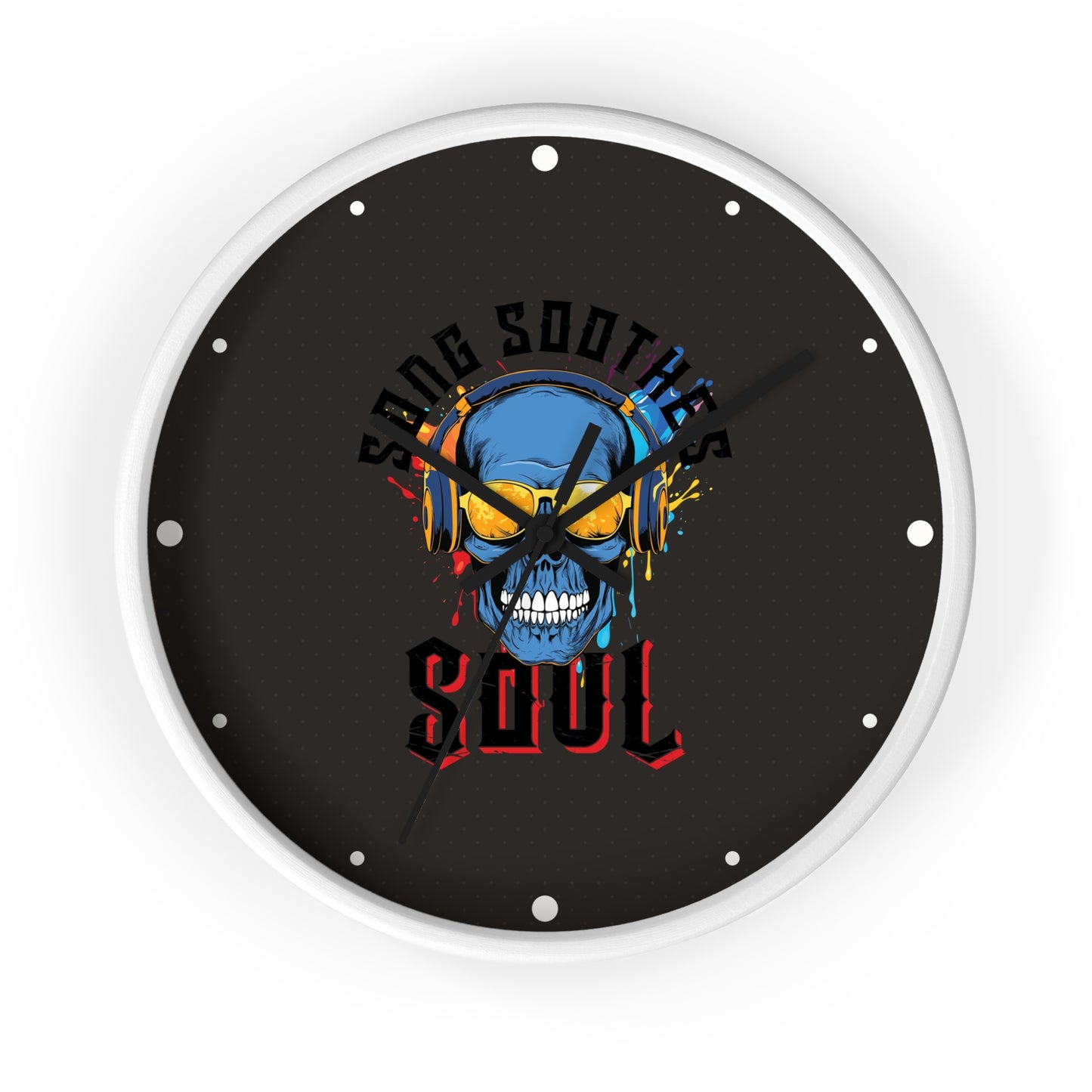 Song Soothes the Soul Wall Clock