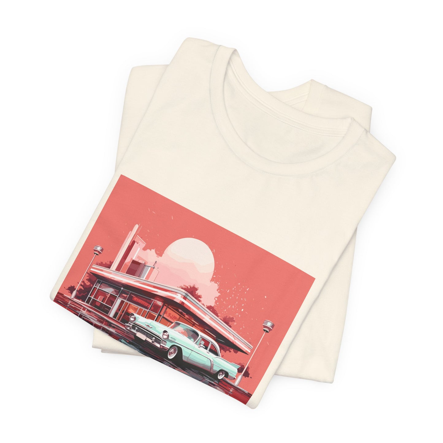 Chrome & Neon Diner Tee