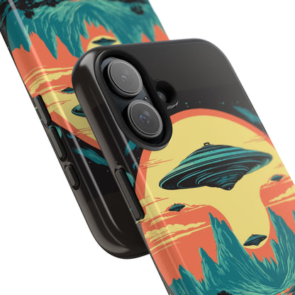 UFO Fleet Tough Phone Case