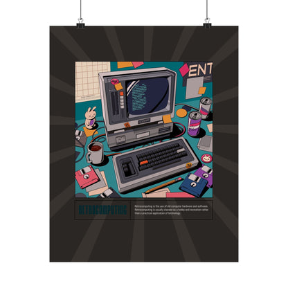Retro Computing Retro Poster