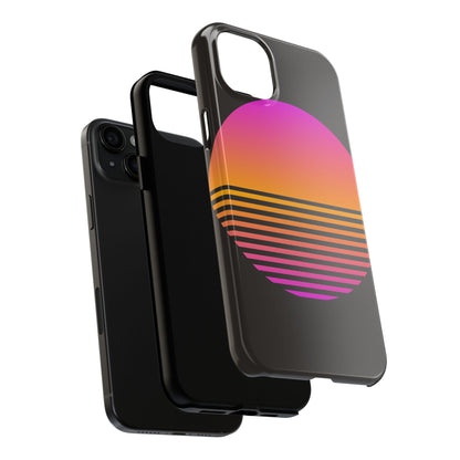 Sunset Grid Tough Phone Case