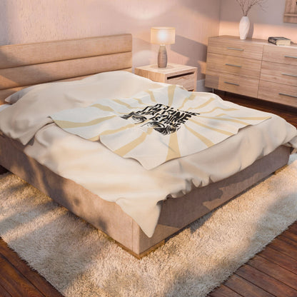 It's Fine I'm Fine Velveteen Plush Blanket