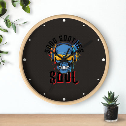 Song Soothes the Soul Wall Clock