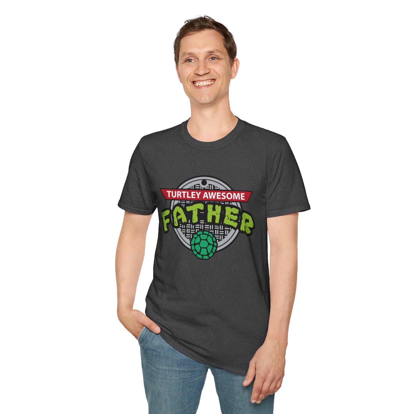 Turtley Awesome Father Tee