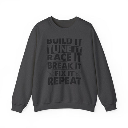 Build It Tune It Race It Sweatshirt