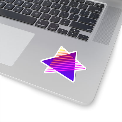 Neon Star Sticker