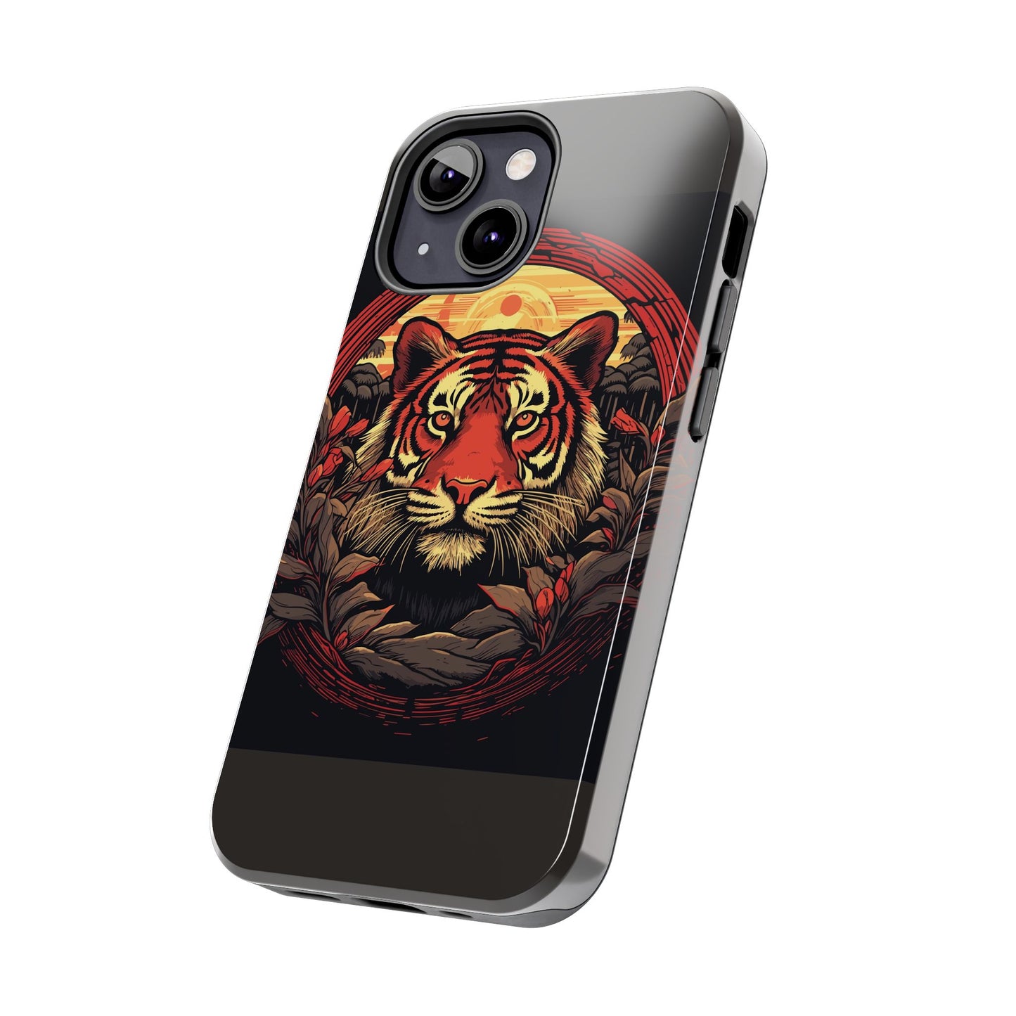 Tiger Wreath Tough Phone Case