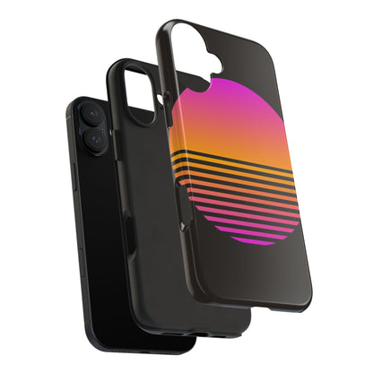 Sunset Grid Tough Phone Case