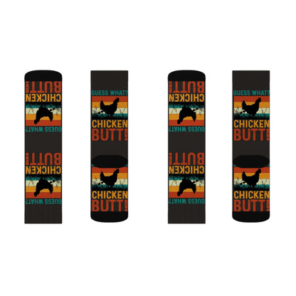 Guess What? Chicken Butt! Crew Socks