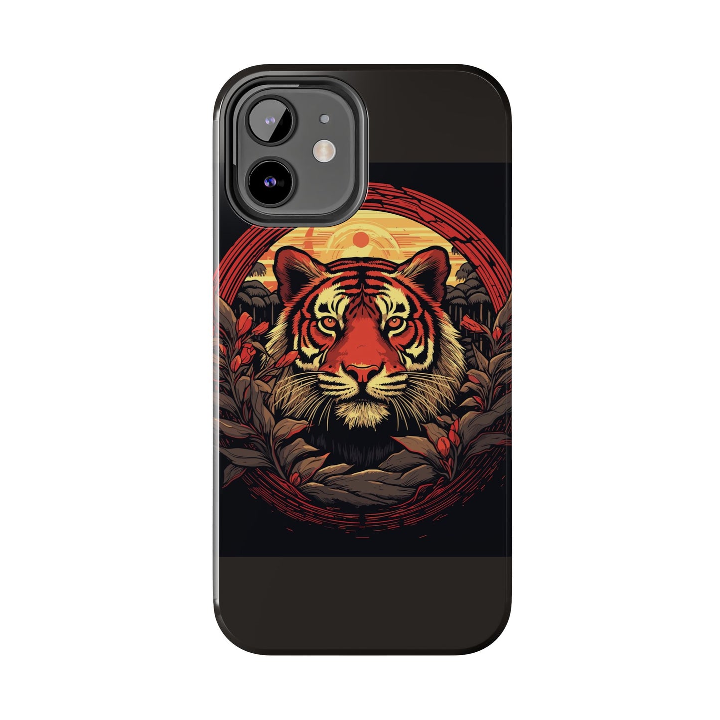 Tiger Wreath Tough Phone Case