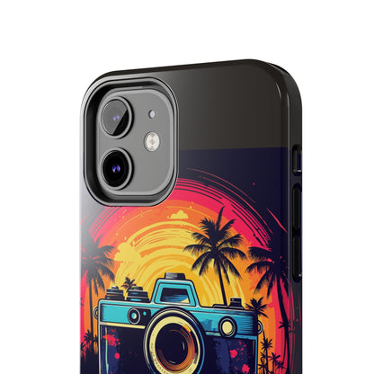 Retro Camera Sunset Tough Phone Case
